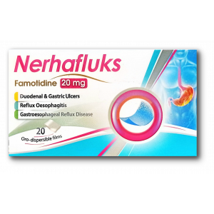 NERHAFLUKS 20 MG ( FAMOTIDINE ) 20 ORO-DISPERSIBLE FILMS